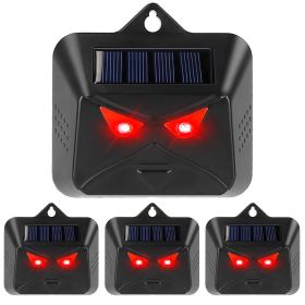 4Pcs Solar Animal Control Light Coyote Deterrent Deer Bird Repeller Lamp Animal Repellent For Garden Farm (Option: 4pcs)