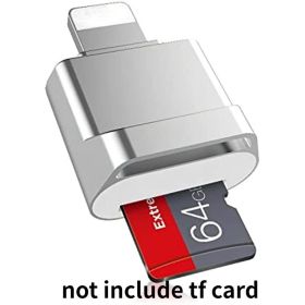 Micro SD Card Reader Converter Suitable For IPhone IPad; OTG To Micro SD/TF Card Reader Viewer Adapter Memory Card Reading For IPhone 14/13/12/Pr (Applicable People: Support Ios 13 And Later, Color: Black)
